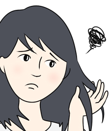 ストレスの髪への影響